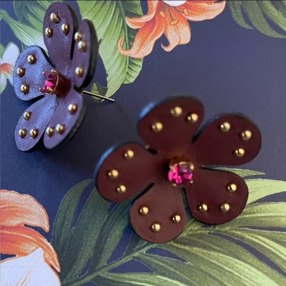 kate spade Jewelry - Kate Spade Leather Studs